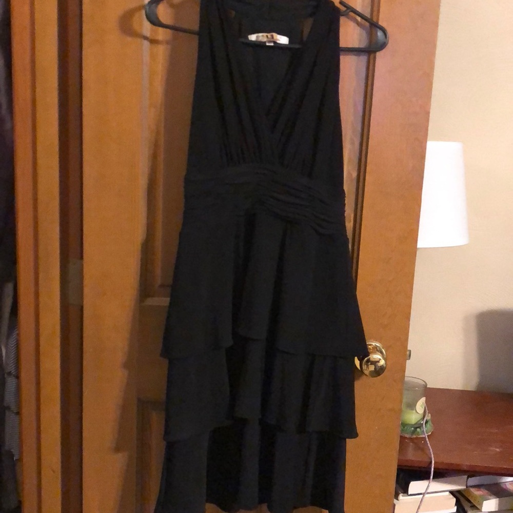 Evan Picone black sleeveless petite 4 dress